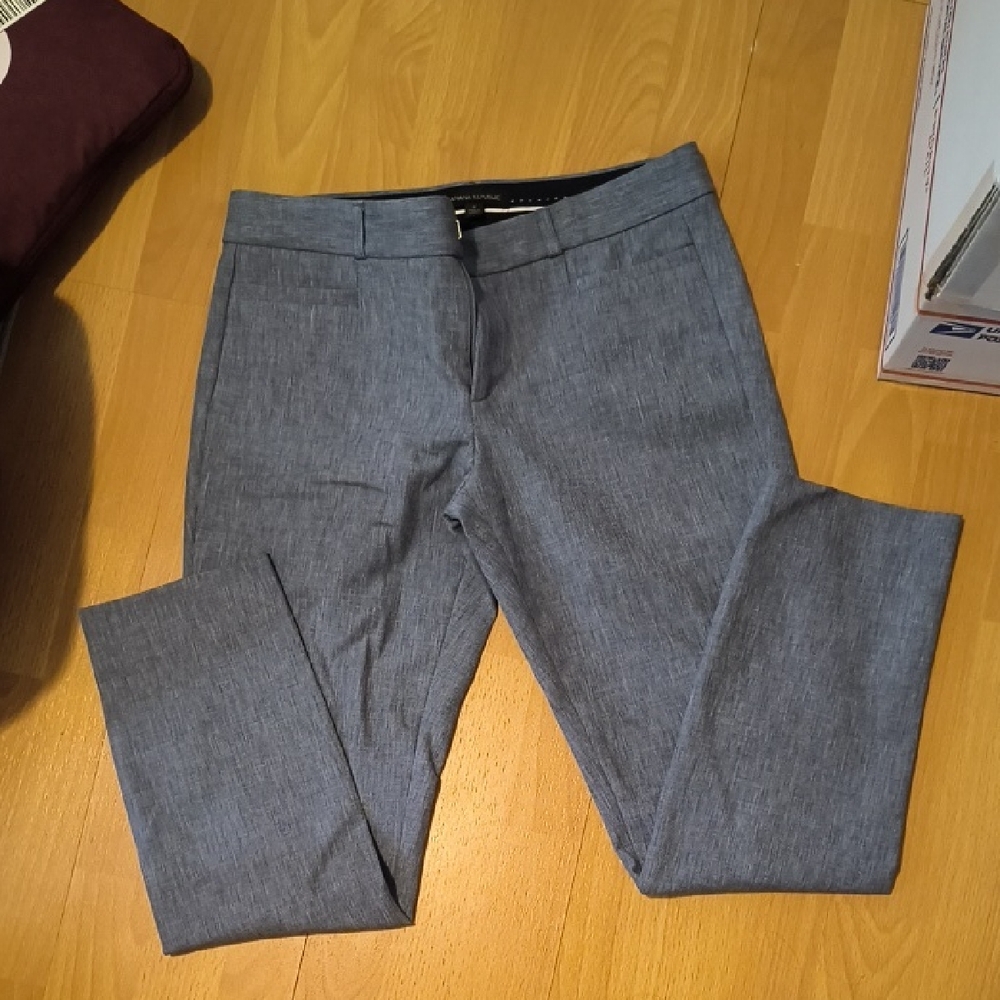 Banana Republic | Women's Heather Gray Straight Leg Pants